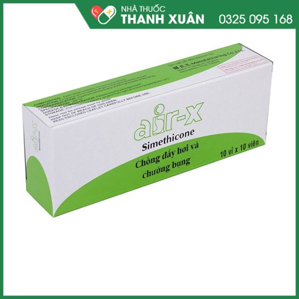 Air-X chống đầy hơi và chướng bụng